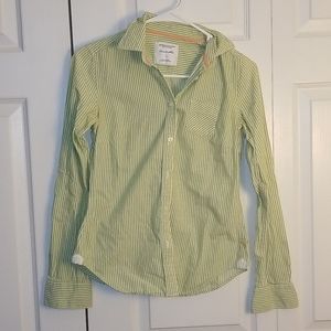 Stripped American Eagle Button up